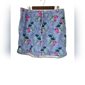 Duluth Trading Co.Women's Size L Floral Print Skirt with Drawstring